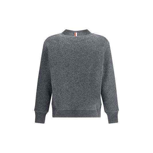Gray Wool Cardigan