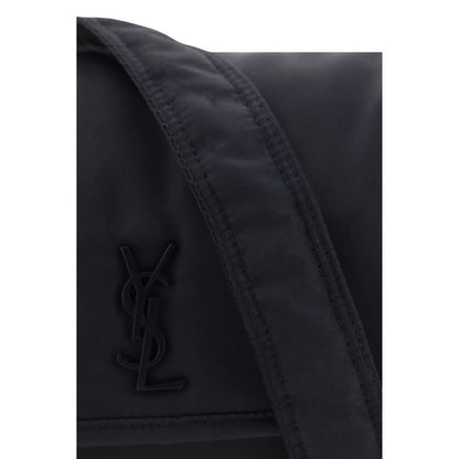 Black Polyamide Shoulder Bag
