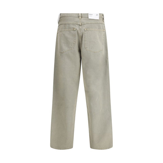 Gray Cotton Jeans Denim