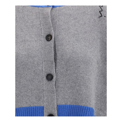 Gray Cashmere Cardigan