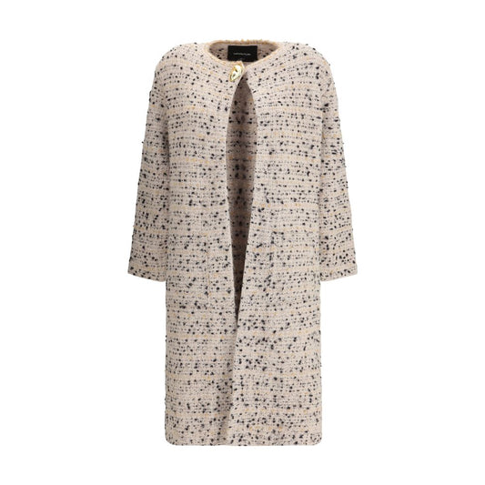 Multicolor Fleece Wool Coat