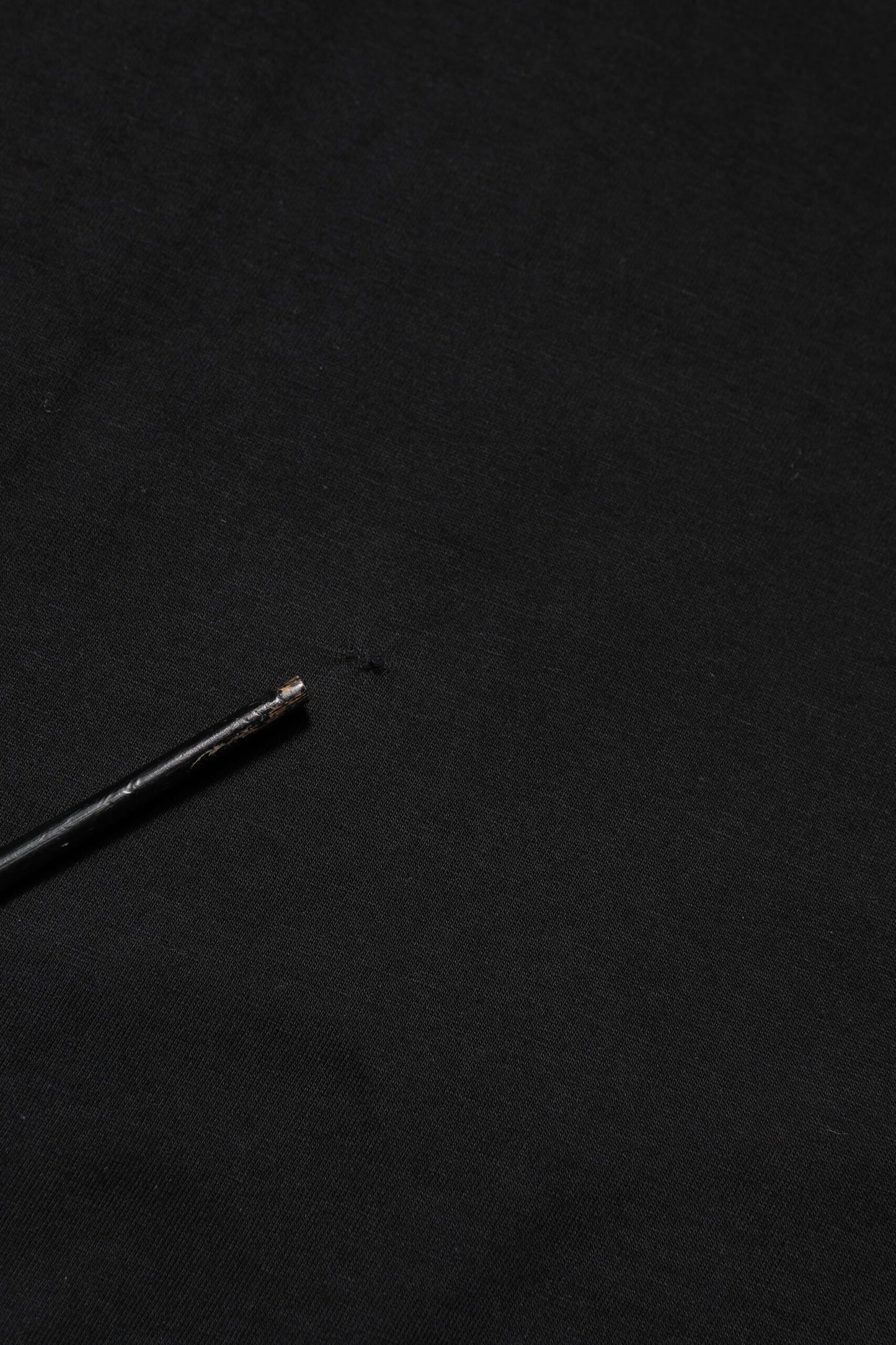 Black Logo Plaque Cotton Crew Neck T-shirt