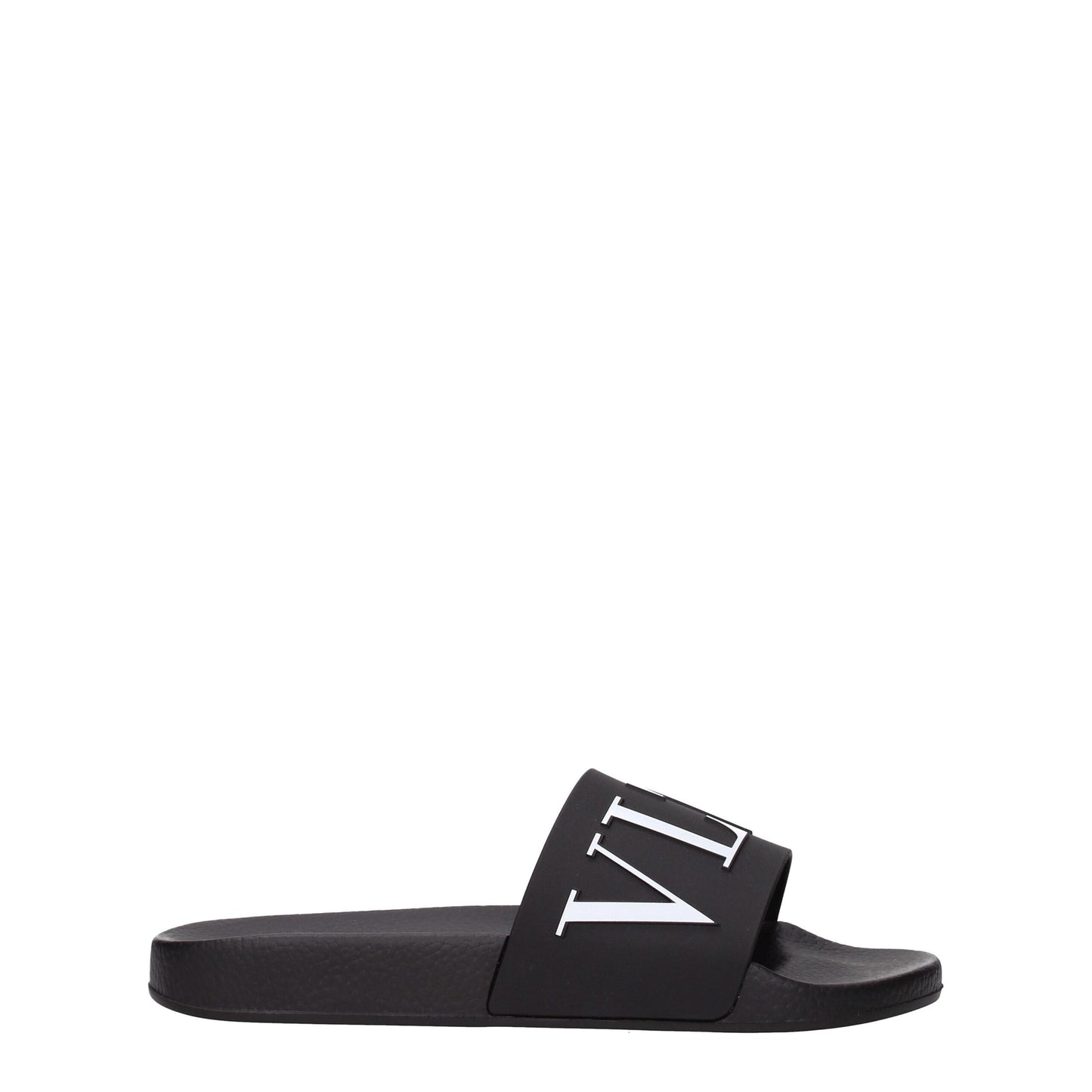 Black Cotton Slippers