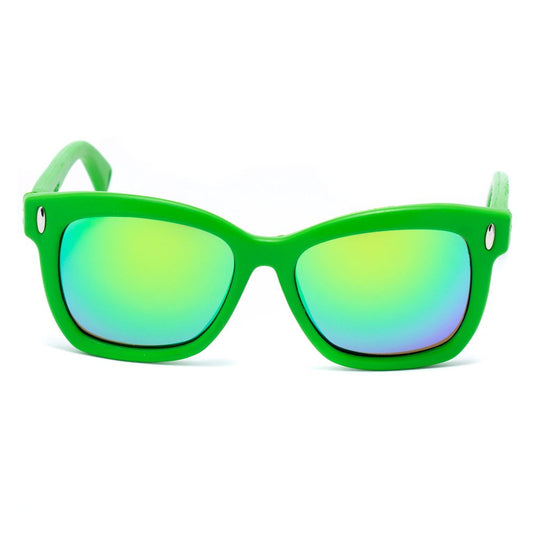 Green Rubber Sunglasses