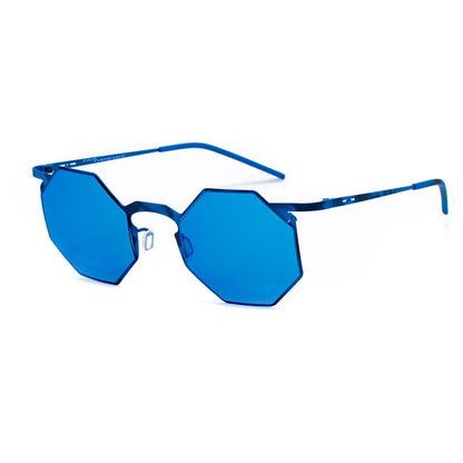 Blue Metal Sunglasses