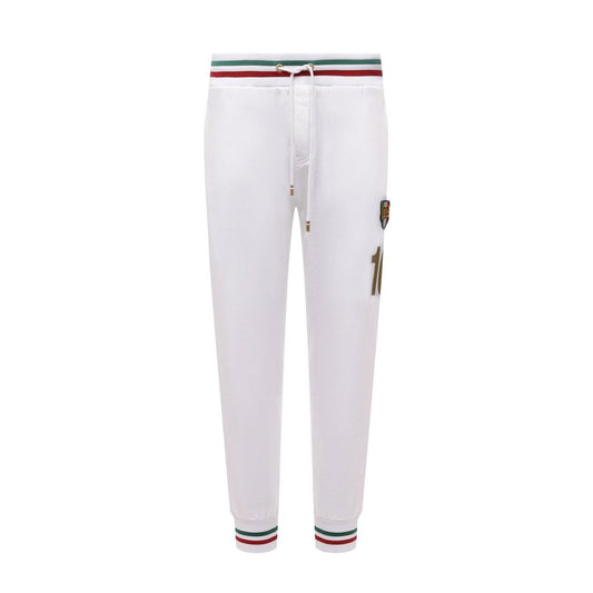 White Cotton Joggers (Workout Pants)