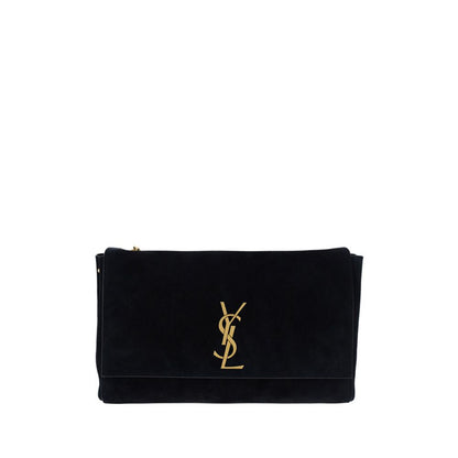 Black Calf Leather Bos Taurus Shoulder Bag