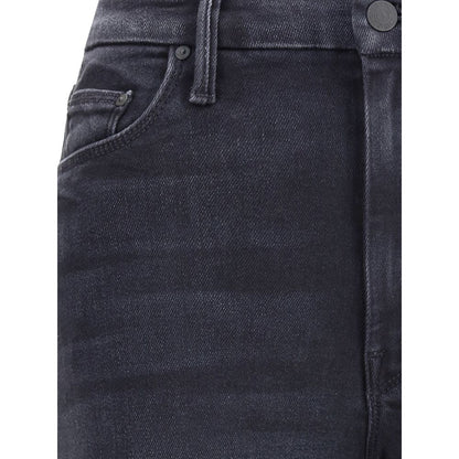 Wide leg stretch cotton Jeans