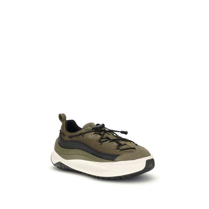 Bicolor Polyester Athletic Sneakers