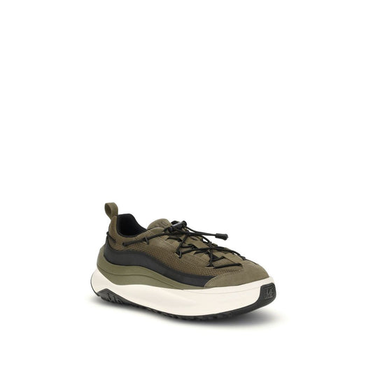 Bicolor Polyester Athletic Sneakers