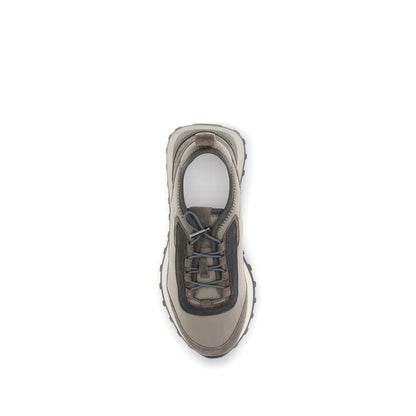 Brown Leather Athletic Sneakers