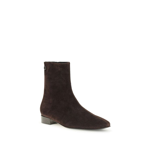 Brown Leather Ankle Boots