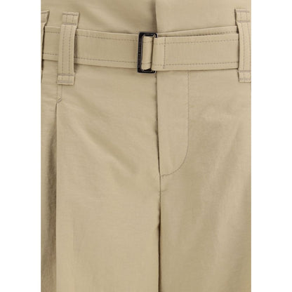 Pleated crop Pants