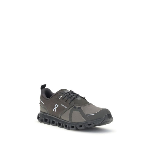 Black Recycled Polyester Athletic Sneakers