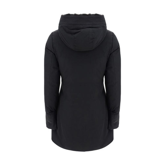 Black Nylon Parka
