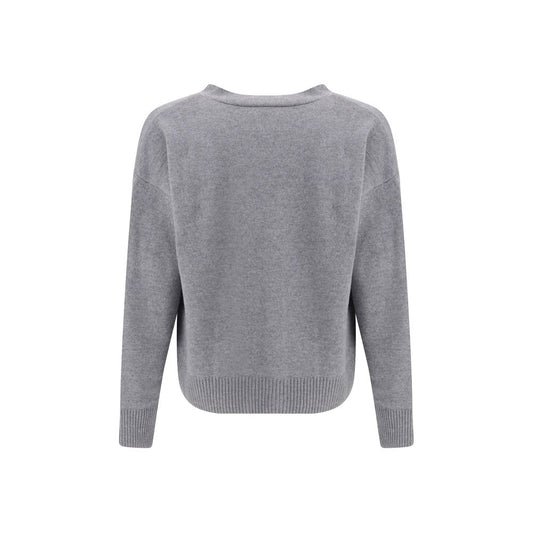 Gray Wool Cardigan