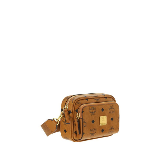 Brown Cotton Shoulder Bag