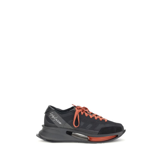 Black Leather Athletic Sneakers