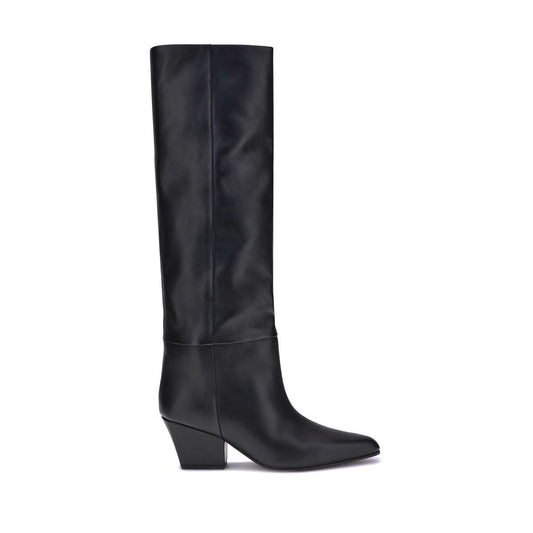 Black Calf Leather Bos Taurus Boots