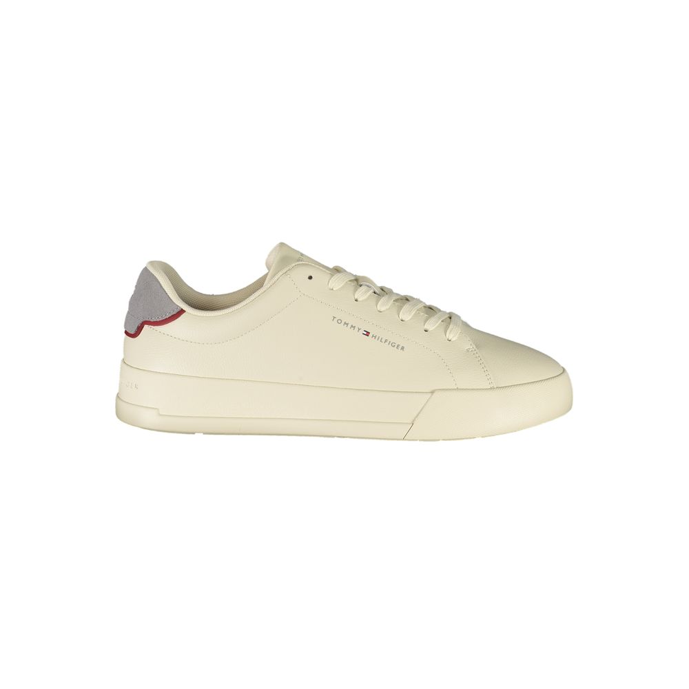 Beige Polyester Sneaker