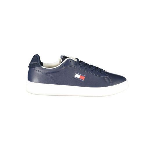 Blue Polyester Sneaker