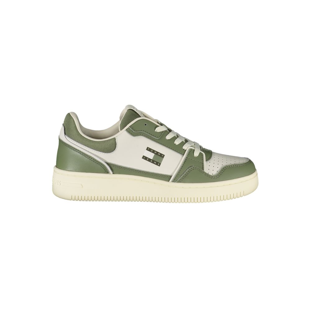 Green Polyester Sneaker