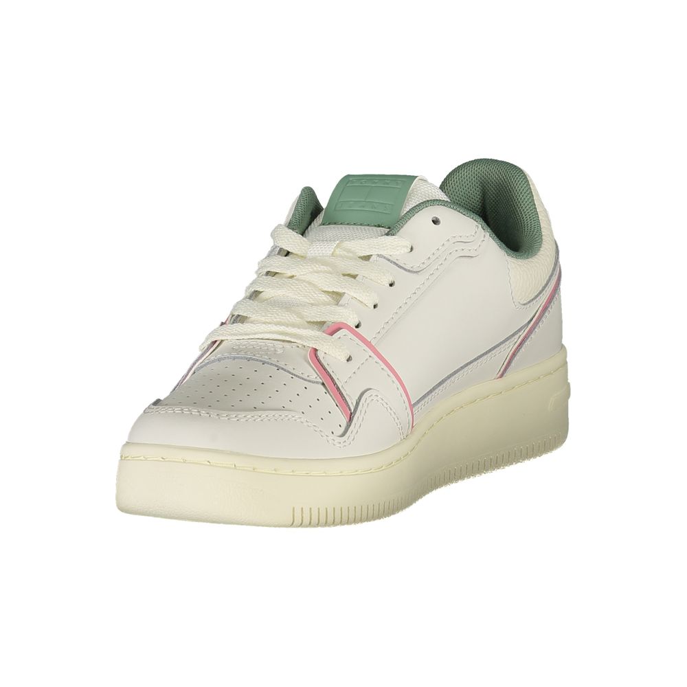 White Leather Women Sneaker