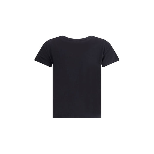 Black Cotton T-Shirt