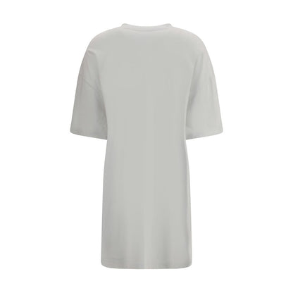 White Cotton Casual Dress