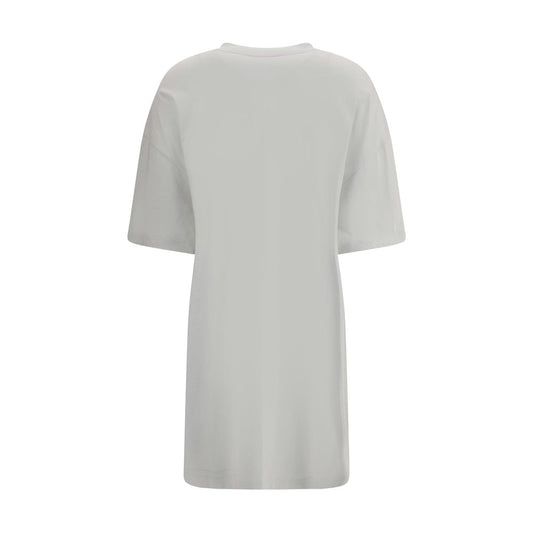 White Cotton Casual Dress