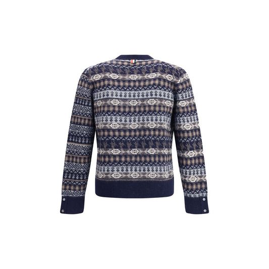 Blue Wool Cardigan