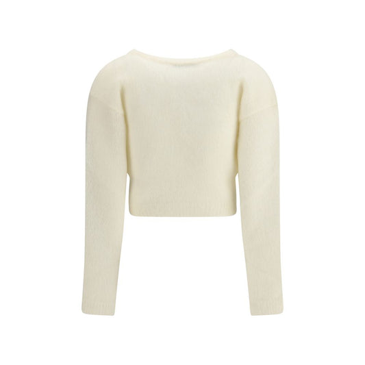 White Mohair Cardigan