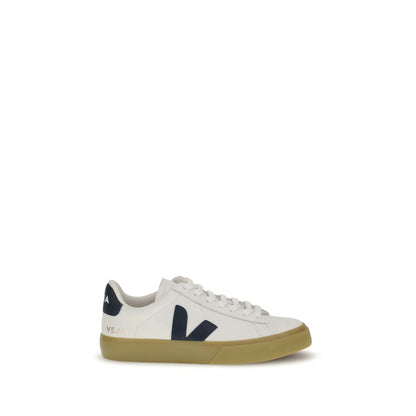 White Leather Low Top Sneakers