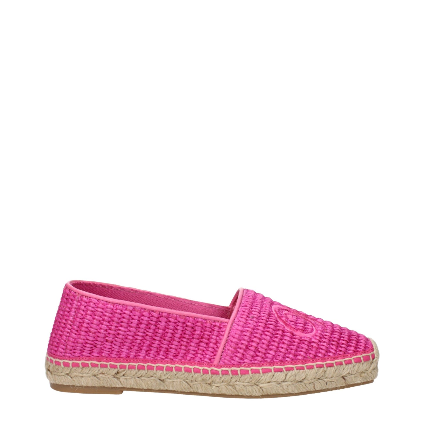 Pink Fabric Espadrilles
