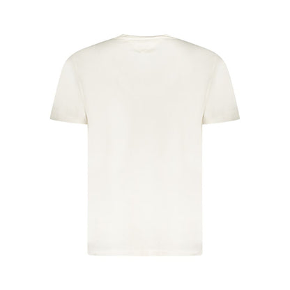 White Cotton Men T-Shirt