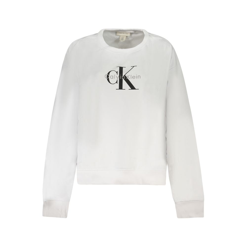 White Cotton Women Sweater