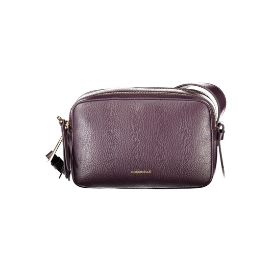 Purple Leather Women Handbag