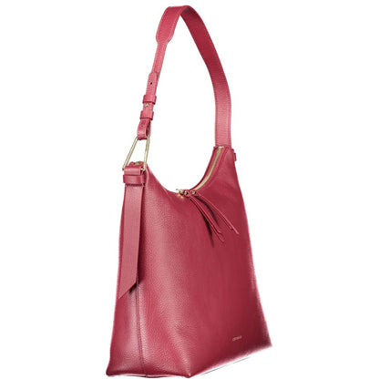 Purple Leather Handbag