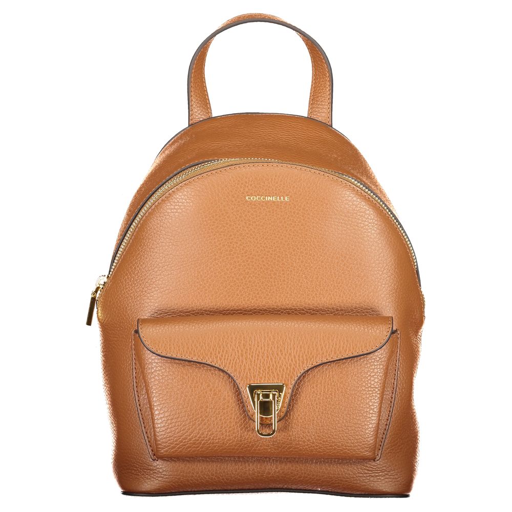 Brown Leather Backpack