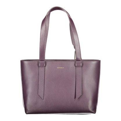 Purple Leather Handbag