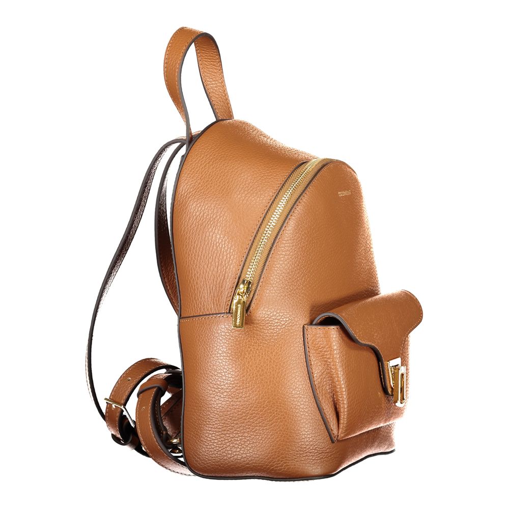 Brown Leather Backpack