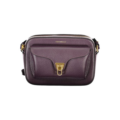 Purple Leather Handbag