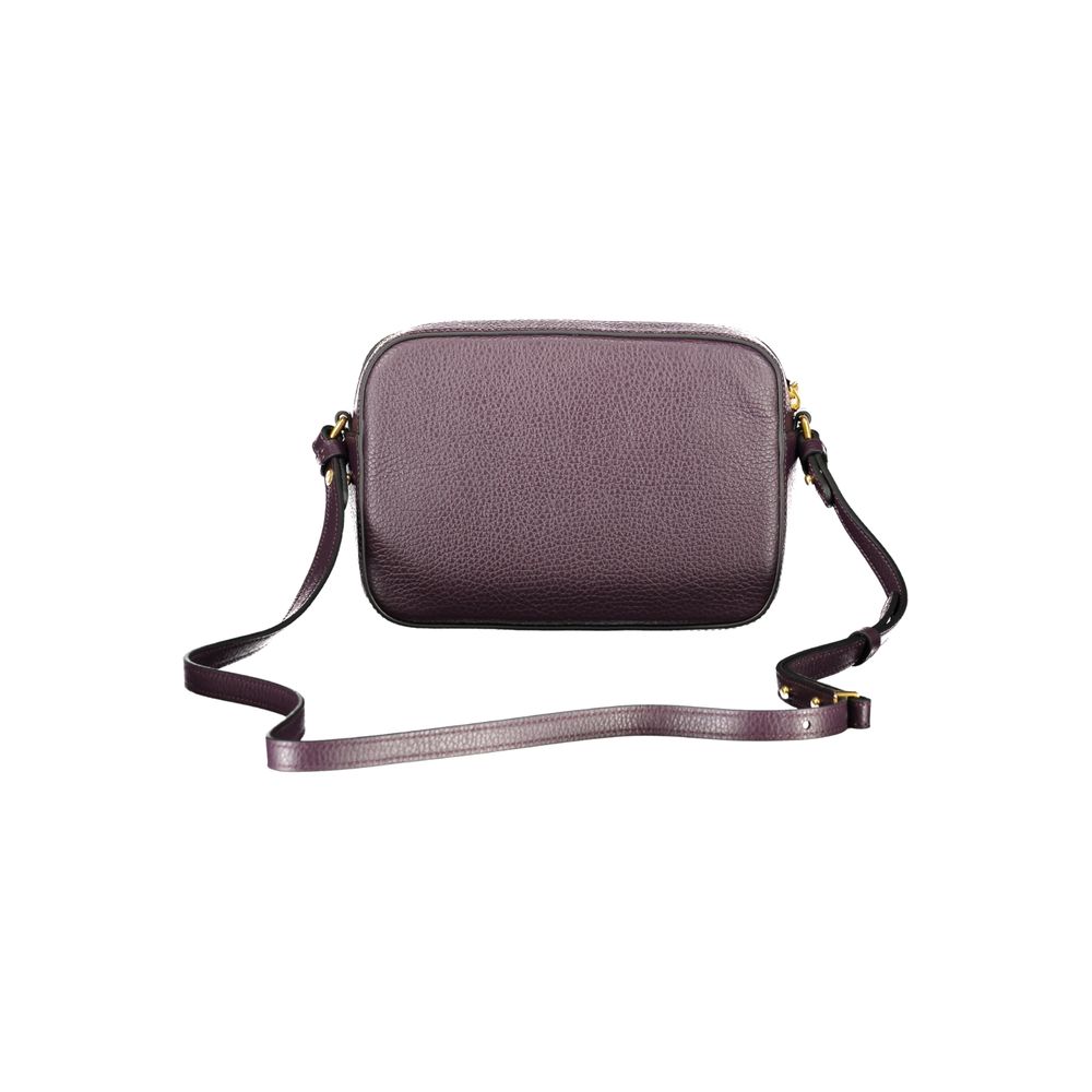 Purple Leather Handbag