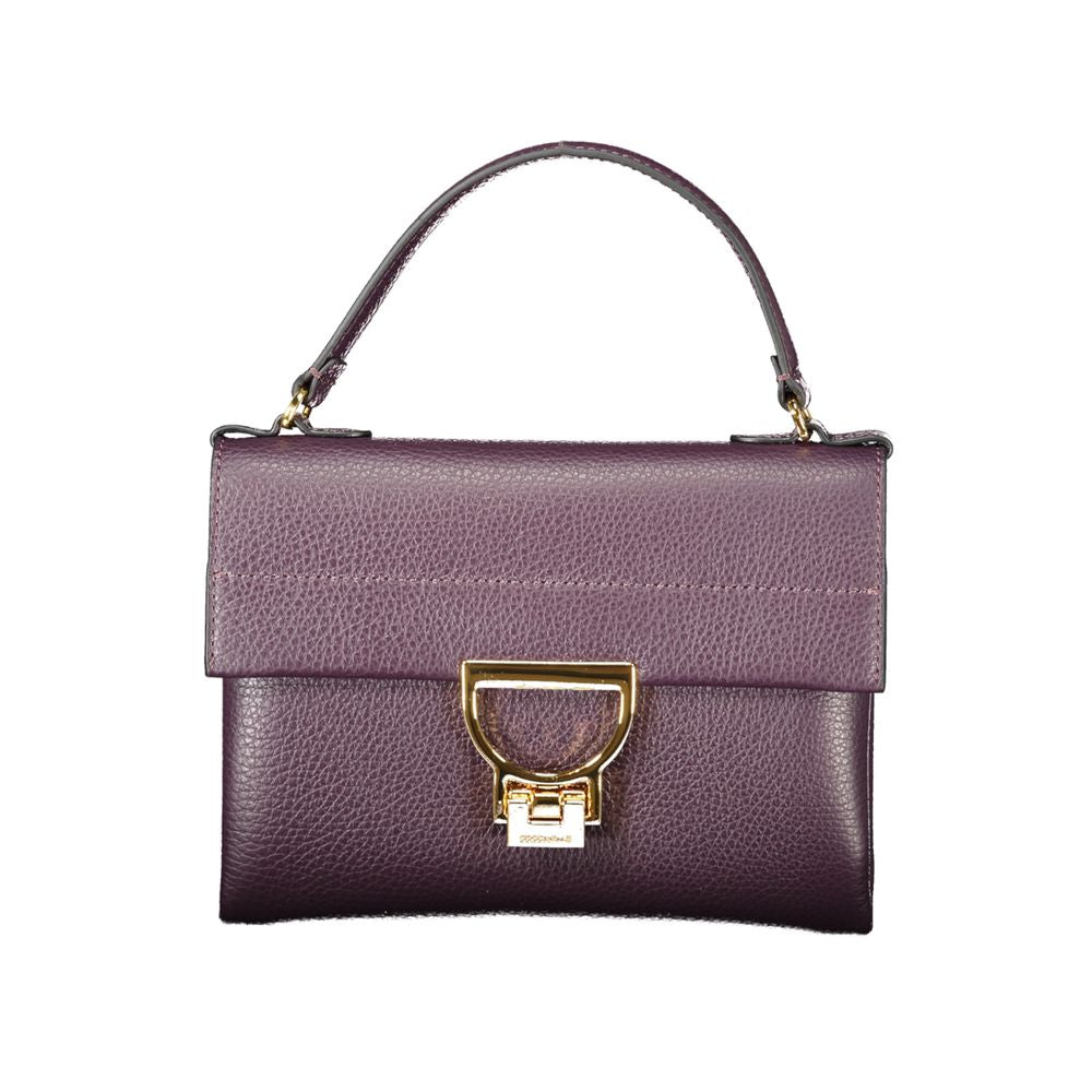 Purple Leather Handbag