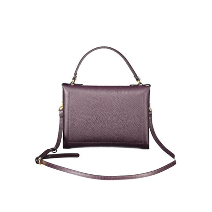 Purple Leather Handbag