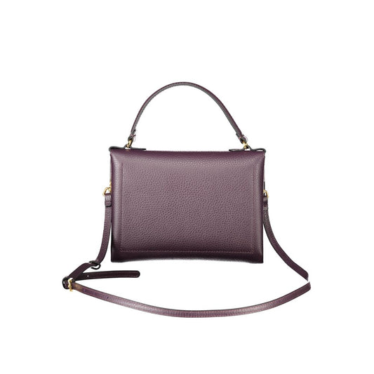 Purple Leather Handbag