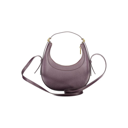 Purple Leather Handbag