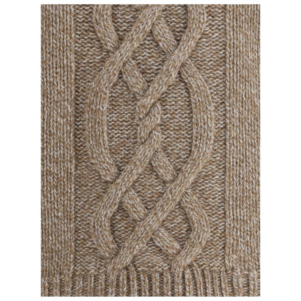 Beige Wool Sweatshirt