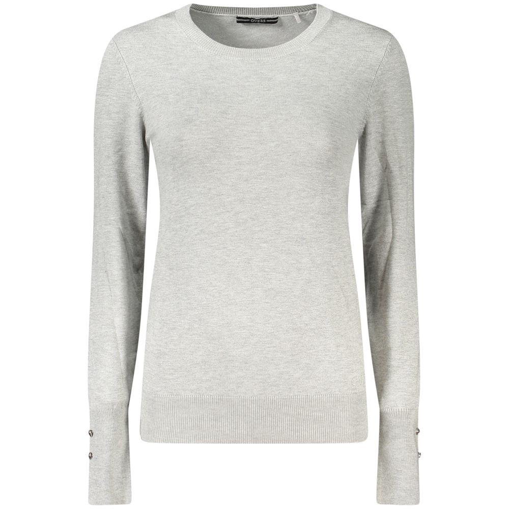 Gray Viscose Women Sweater