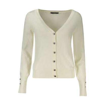 White Viscose Women Sweater